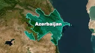 Azerbaijan Free GeoLayer Map Animation