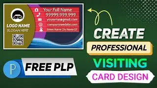 Professional Visiting/Business Card Design | Free Plp | PixelLab | Asiful Tech