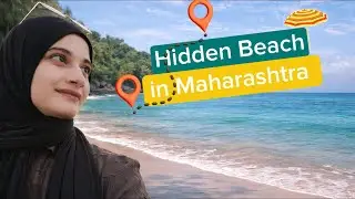 Hidden beach in Maharashtra you MUST visit 🌴✨🪷|modest muse| #beachvlog #explorepage 