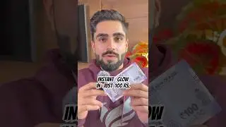 Instant Glow in just 100 Rs.🤩🤯 in budget for School, College kids.💫