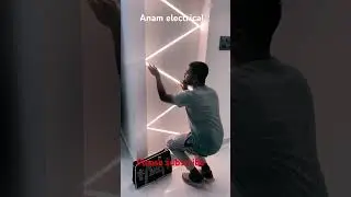 Profile light fitting interior #electrician #interiordesign #electricalwork #home #electronic #video
