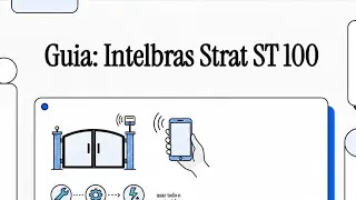 Programador e acionador por smartphone de automatizadores Intelbras STRAT ST100