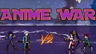 Vergil & Jonathan Joestar VS Ushiwakamaru & Tanjiro WB in Jump Force Mugen