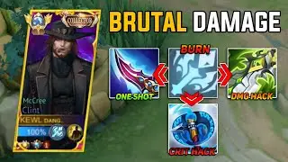 GLOBAL CLINT BEST ONE SHOT BUILD 2024 FOR SQUISHY ENEMIES!🔥 ( CRAZY DAMAGE!😱 )