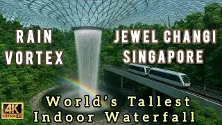Jewel Changi Airport Singapore | World&rsquo;s Tallest Indoor Waterfall | Rain Vortex & Skytrain #changi  