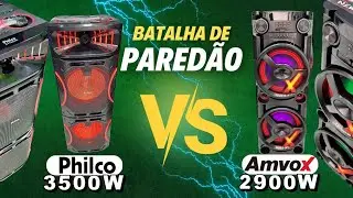 BATALHA DE PAREDÃO | PHILCO 3200W VS AMVOX 2900W!