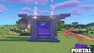 Minecraft: How to build Creative Nether Portal Design ⚒️