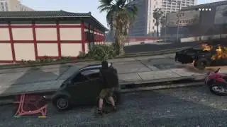 Grand Theft Auto 5 Police Chase Fail