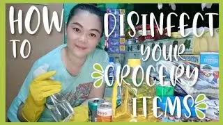 HOW TO DISINFECT YOUR GROCERY ITEMS | JOAN JASA