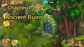 Island Hoppers/Lvl 15/Chapter 1/ The island mystery/Ancient Ruins/Constellation puzzle&pieces of map