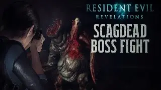 Scagdead Boss Fight &ndash; Resident Evil Revelations | Terrifying Screams!