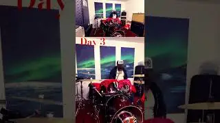 Learning Drums Day 3- &ldquo;Money Beat&rdquo; Blues. #gretschdrums #evansdrumhead #drumstudent #vicfirthsticks