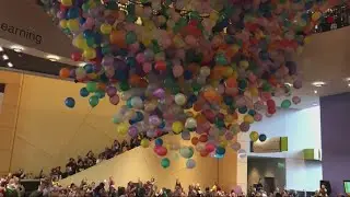 Science Center of Iowa prepares for Noon Years Eve Balloon Drop