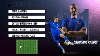 🔵🟠RADOUANE KAROUI🟠🔵&rdquo;ALWASHM SAUDI&rdquo;[STRIKER]