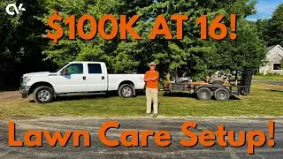 $100K Lawn Care Business at 16: My 2025 Equipment Tour!