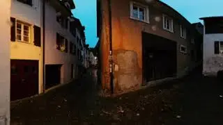 Saint-Ursanne, un dimanche de novembre de tr&egrave;s bon matin, partie 1