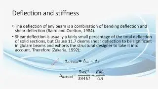 Timber Design: Design of Flexural Member