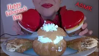 ASMR Dessert: Valentine's Day Celebration | Chocolate Cakes & Syrup Pastries | WHISPERING