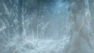 Blizzard in a Winter Forest at Night &ndash; Howling Wind ASMR for Sleep