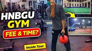 HNBGU University Gym Inside Tour 💪 | Fees, Timing & Rules | Student Gym Srinagar 