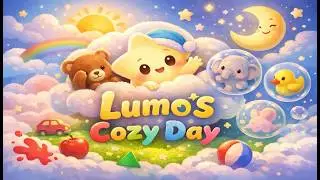 Lumo&rsquo;s Cozy Day 🌟 | Calm Bedtime Story for Babies (1 Year Old) | Peek-a-Boo, Colors & Dreams