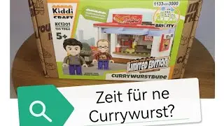 limitierte Currywurstbude von Kiddicraft | KC1201 | 190 Teile | Speedbuild