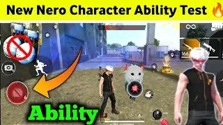 Nero Character Ability | Free Fire New Character Nero Ability Test 🔥| Nero Character in FF