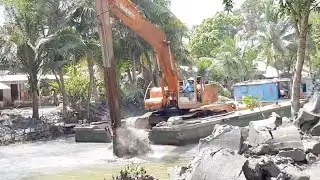 S&aacute;ng cuốc DAEWOO 290CL. Xe cuốc cần d&agrave;i to khủng 1324 - Thủy Miền T&acirc;y
