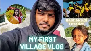 Sister Mehdi Haldi Function || vilage Vlog || desi vlogger 