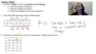 Linear Tables
