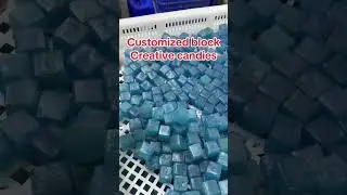 Customized blockCreative candies #gummies #candy #food #factory #candies