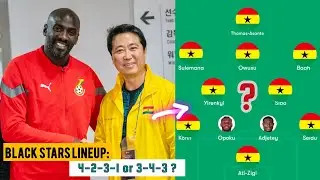 BLACK STARS 2 STRONG STARTING LINEUPS VS SOUTH KOREA 🇰🇷 + FINAL TRAINING SESSION