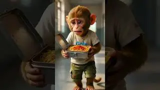 बंदर बाबा का असली प्रवचन 🙏 | AI Se Monkey Baba Video Kaise Banaye | Hindi  #shorts #trending