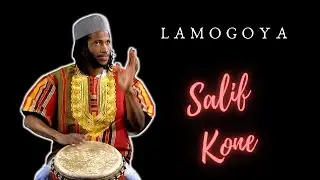 Burkina Faso music - Lamogoya Djembe, Balafon (African Xylophone) & Bass Drums with Salif Kone