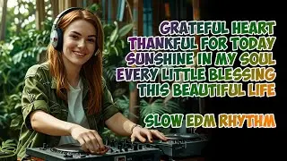 Grateful Heart - Thankful for Today - Sunshine in My Soul - Slow EDM Thythm - No Copyright Music