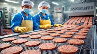 Amazing scale! Food Factory Mass Production Video Collection #1   Korean food factory