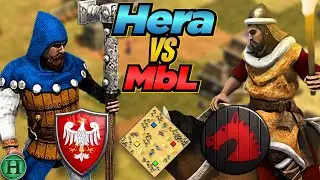 Poles vs Huns | 1v1 Arabia | vs MbL | AoE2