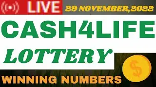 Cash4Life Drawing Lottery Results 29 Nov, 2022 - Cash Ball - Winning Numbers