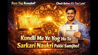 Kundli Me Ye Yog Ho To Sarkari Naukri Pakki Samjho!