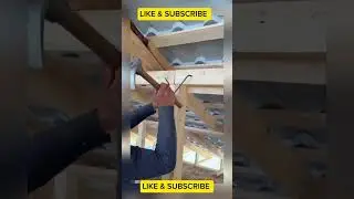 Old school woodworking is so satisfying! 🔨🪵 Traditional timber dogs never fail.