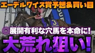 【大荒れ狙い！】2歳牝馬限定戦エーデルワイス賞は大波乱を狙って穴馬本命で買います！　#競馬 