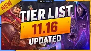 NEW TIER LIST and CHANGES for PATCH 11.16 - League of Legends