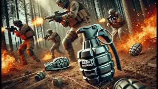 💥 Disratw M84 Airsoft Flashbang Grenade Toy Plastic | Best Airsoft Hand Grenade 🎯