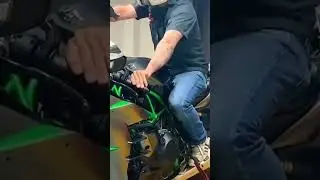 Kawasaki Ninja h2r sound test 🥵 #kawasaki #shorts #ytshorts #bikesound #topspeed #2023 #reels #h2r