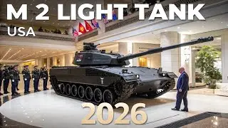 Легкий танк M2 2026 года, черный &ndash; самая быстрая и смертоносная модернизация легкого танка США.