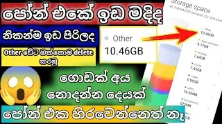 storage full problem fix 2022 | clean other data on android sinhala | phone memory problem
