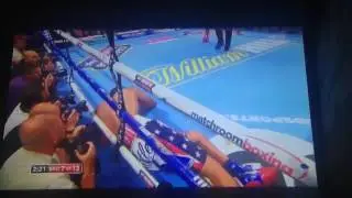 ANTHONY JOSHUA VS DOMINIC BREZEALE KNOCK OUT