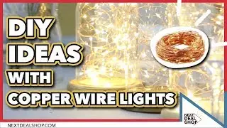 DIY Ideas With Copper Wire Lights - Next Deal Shop