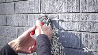 How to create a wire rope system for Brick / Concrete / hard surface | Catnets.com.au