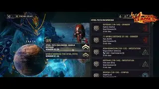 Warframe Steel Path Incursion Erpo (Earth) Mission Mobile Defense  level  51-56